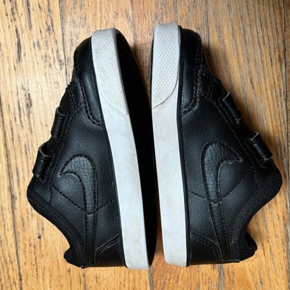 Nike Capri 3 Leather 'Black White' velcro sneakers Sz 8C - Picture 6 of 10